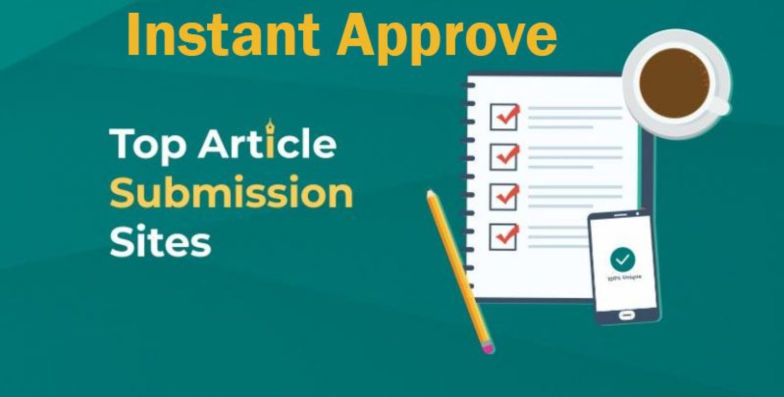 instant approve article submission sites